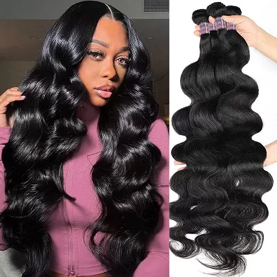 Ishow Virgin Indian Body Wave Human Hair Weave 4 Bundles