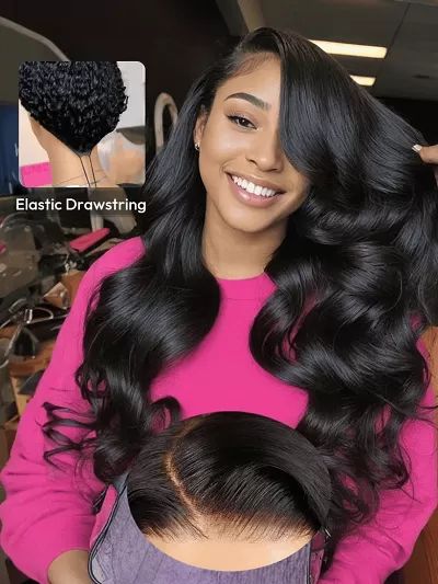 UNice 13x4 Pre-Everything™ Transparent Lace & HD Lace Front Pull And Go 3D Body Wave Wig Real Ear To Ear Wig