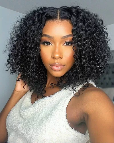 Varied Lace Natural Black/Balayage Highlight Straight/Curly Wig