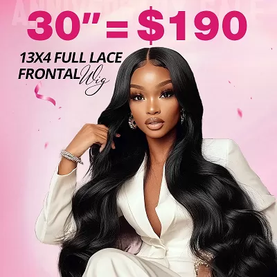 Pre-Plucked Bleached Knots Pre-Cut Lace 13x4 Lace Frontal Glueless Wig