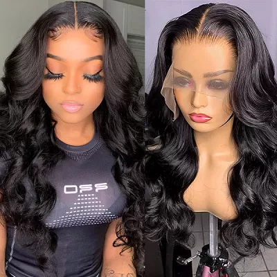 Ishow Body Wave Lace Front Wig HD Lace Frontal Wig Unprocessed Glueless Human Hair Wigs