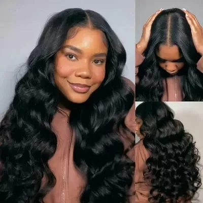 Body Wave / Straight / Kinky / Deep Wave Human Hair U Part Wig