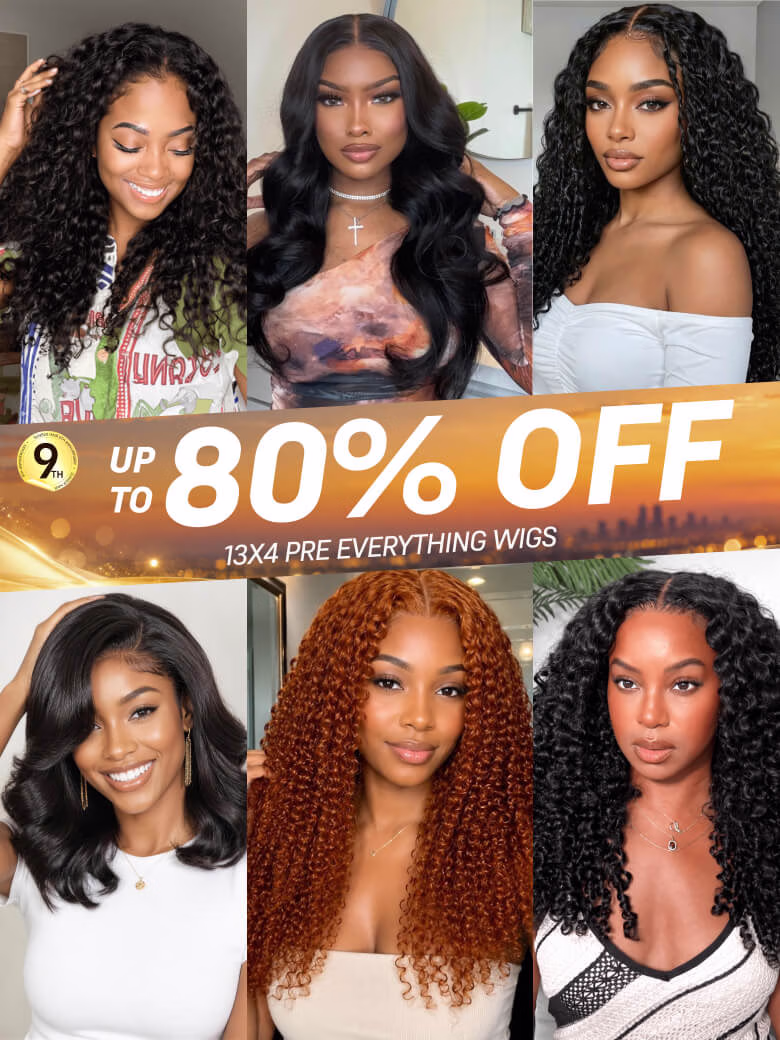 13x4 Pre Everything Fluffy Natural Volume Glueless Wig