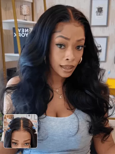 13x4 Pre Everything Bye Bye Knots Pre-Cut Lace Frontal Loose Wave Wig Human Hair