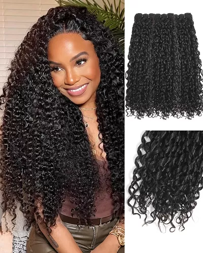 Arabella 12A Pixie Jerry Curly Unprocessed Virgin Brazilian Hair 3 Bundles Grade Human Hair