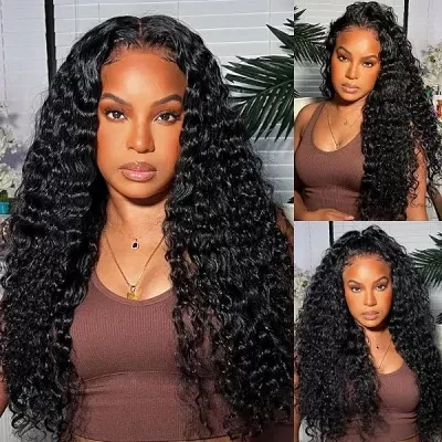AiryFit Scalp Care Wigs | Effortless Water Wave Snugfit Glueless 5x5 Closure Pre-Cut Lace Curly Wig