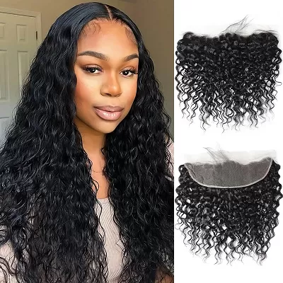 Ishow Water Wave Ear to Ear 13x4 Lace Frontal With Baby Hair