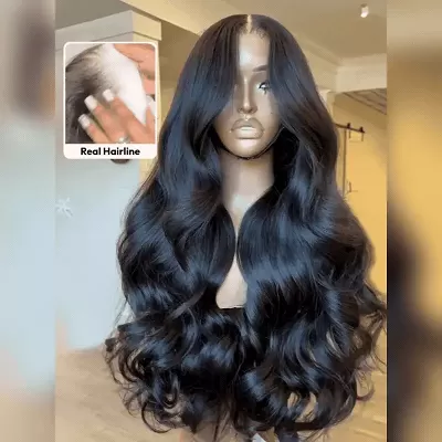 Pre Everything Body Wave Glueless Lace Front Wigs HD Transparent Lace Human Hair