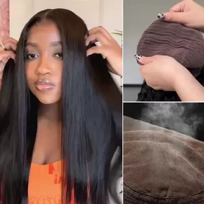 AiryFit™ Scalp Care Wigs / Silky Straight Middle Part Snugfit Glueless 5x5 Closure Pre-Cut Lace Long Wig