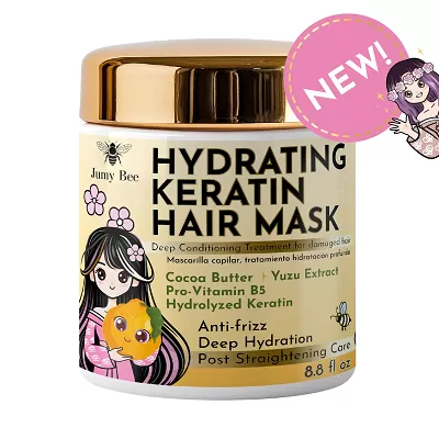 Hydrating Keratin Hair Mask – For Dry & Damaged Hair – 8.8 fl. oz