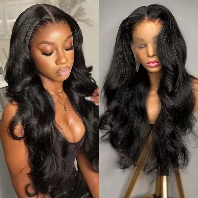 Ishow Body Wave Wig 13x6 Lace Front Wig HD Transparent Lace Wig Long Glueless Human Hair Wigs