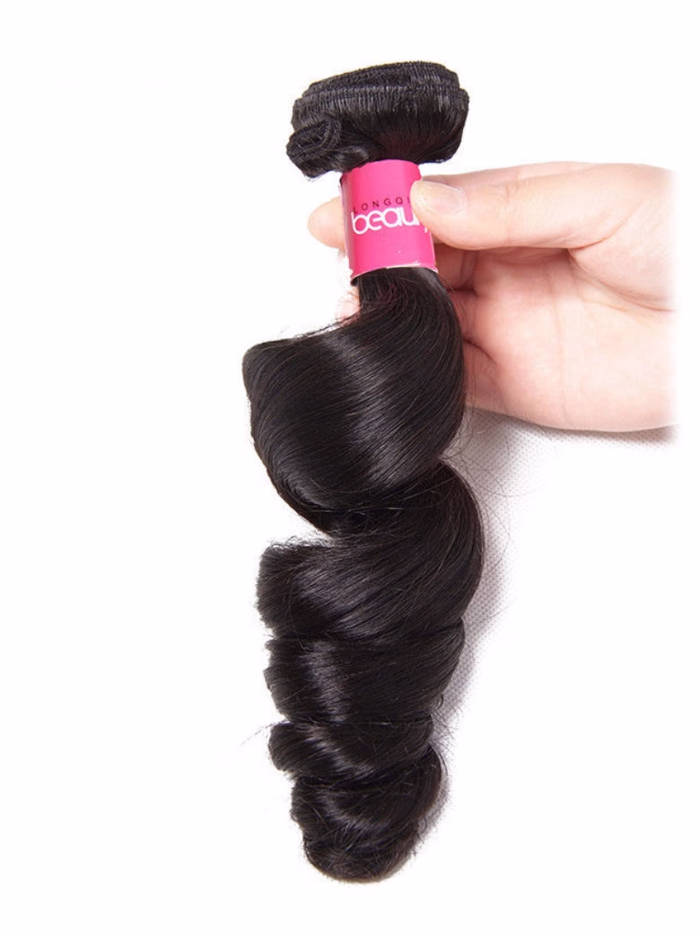 Loose Wave Virgin Hair 1 Bundle 100% Human Hair Hair Weaves