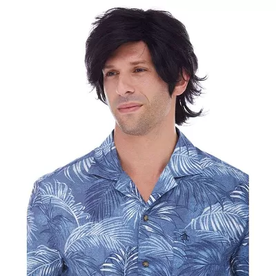 Surfer Dude Short Mid-Length Wig