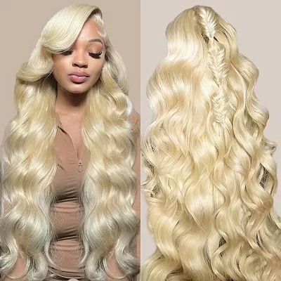 613 Body Wave Wig 13x4 HD Lace Front Wig Blonde Lace Frontal Wig