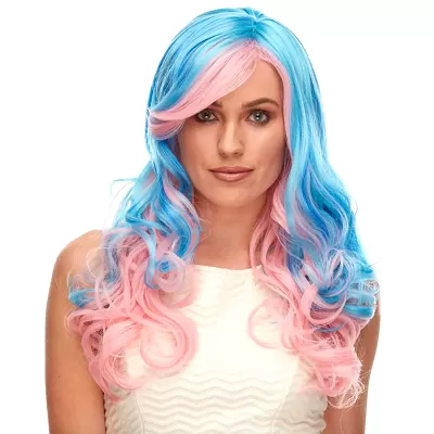 Unicorn Blue and Pink Venus Wig
