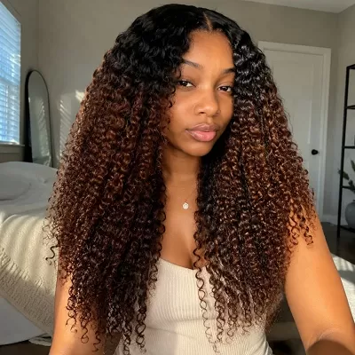 Amanda Wear & Go Glueless 13x4 Full Lace Frontal Pre Everything Long Curly Hair with Drawstring